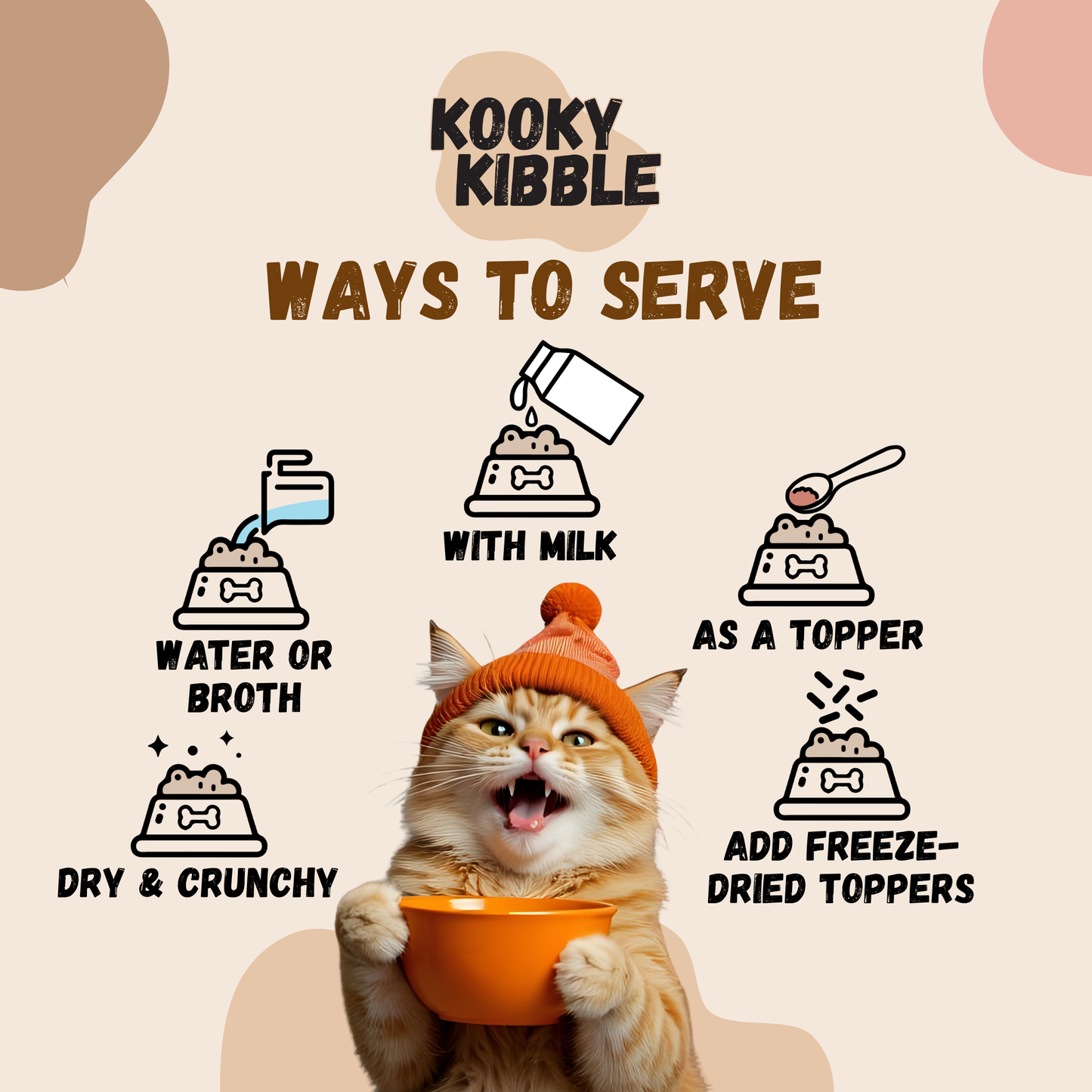 Kooky Kibble Grain-Free Dry Cat Food for All Life Stages Starter Kit (200g)