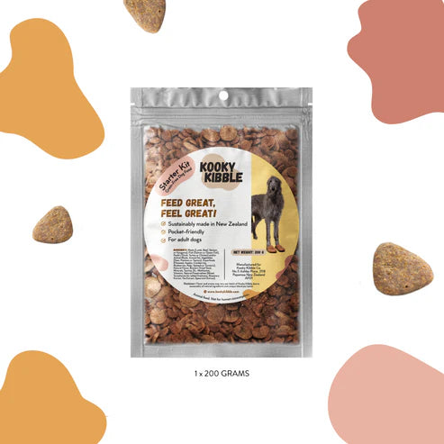 Kooky Kibble Grain-Free Adult Dry Dog Food Starter Kit (200g)