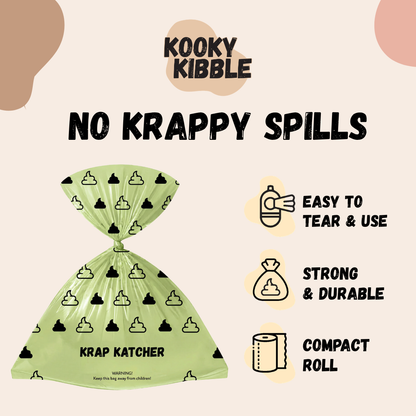 [NEW LAUNCH] Kooky Krap Katcher Biodegradable Poop Bag For Cats Or Dogs