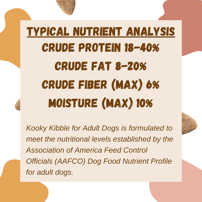 Kooky Kibble Grain-Free Adult Dog Food (12 KG)