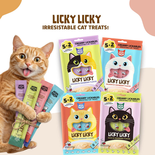 Awesome Pawsome Licky Licky Grain-Free Cat Treats