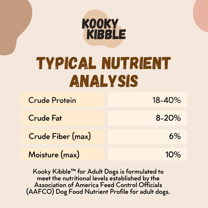 Kooky Kibble Trial Size Dog Food