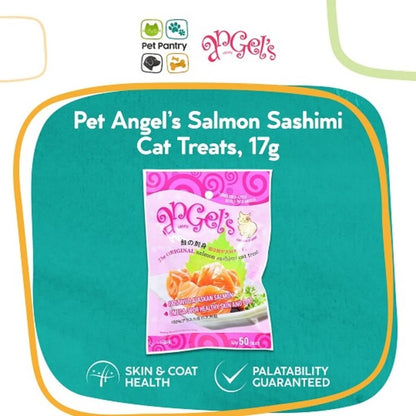  Angel Salmon Sashimi Cat Treat 17g High Protein New Zealand Cat Treat