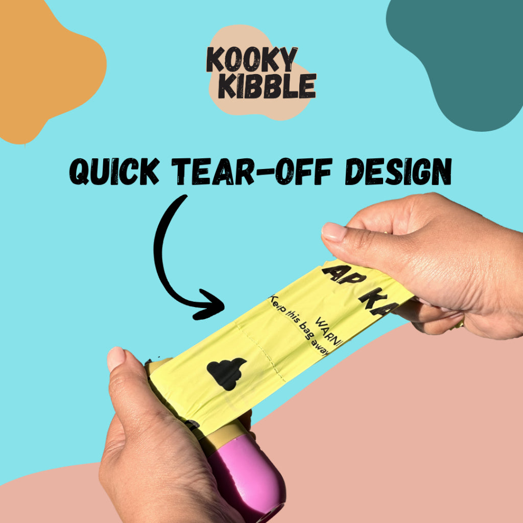 [NEW LAUNCH - NDD SERVICE] Kooky Krap Catcher Biodegradable Poop Bag For Cats Or Dogs