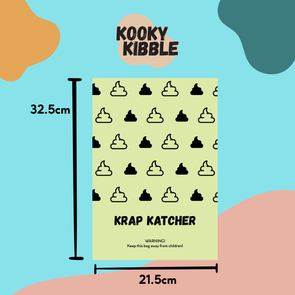 [NEW LAUNCH - NDD SERVICE] Kooky Krap Catcher Biodegradable Poop Bag For Cats Or Dogs