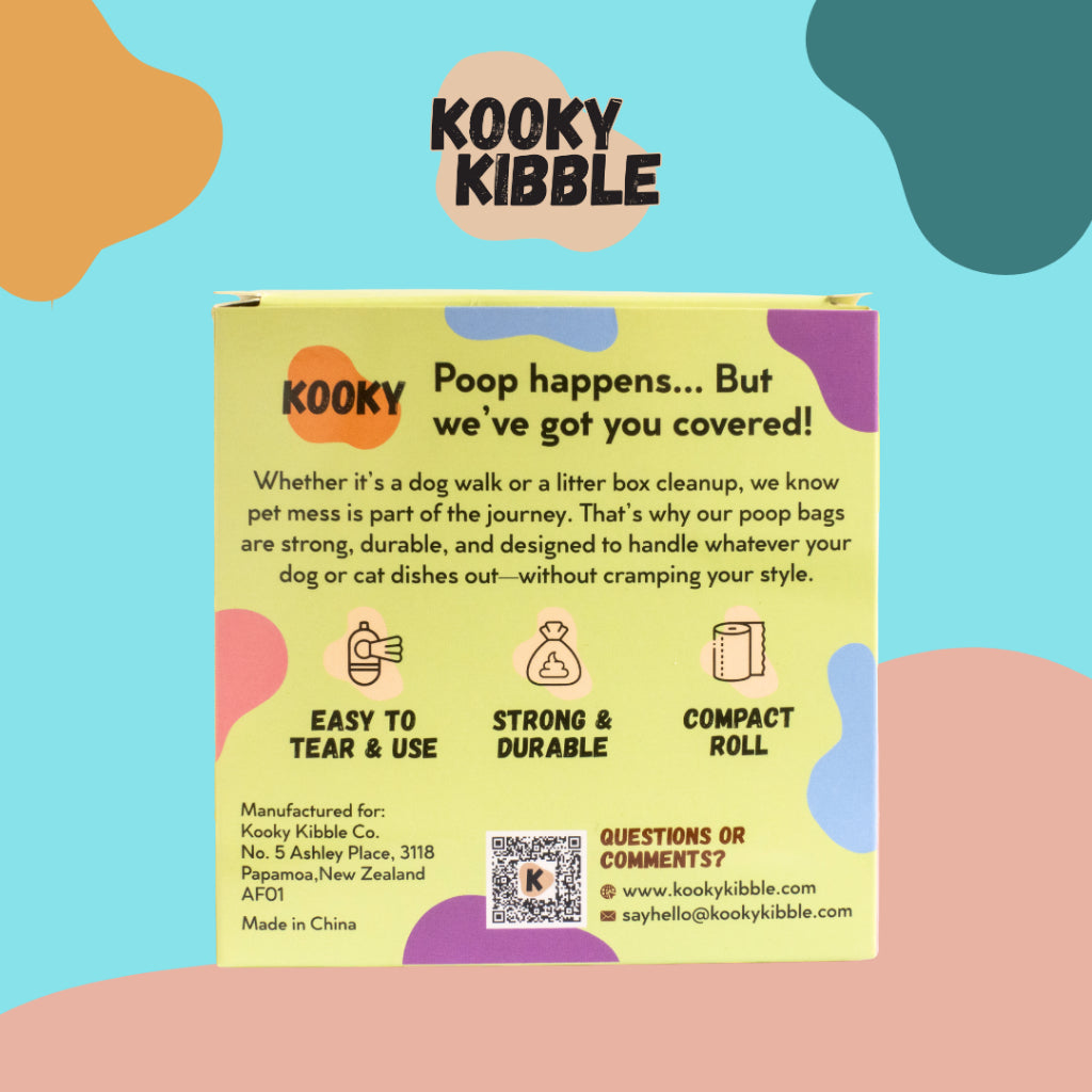 [NEW LAUNCH - NDD SERVICE] Kooky Krap Catcher Biodegradable Poop Bag For Cats Or Dogs