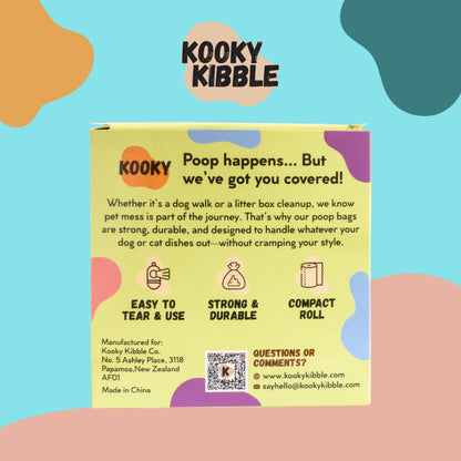 [NEW LAUNCH - NDD SERVICE] Kooky Krap Catcher Biodegradable Poop Bag For Cats Or Dogs