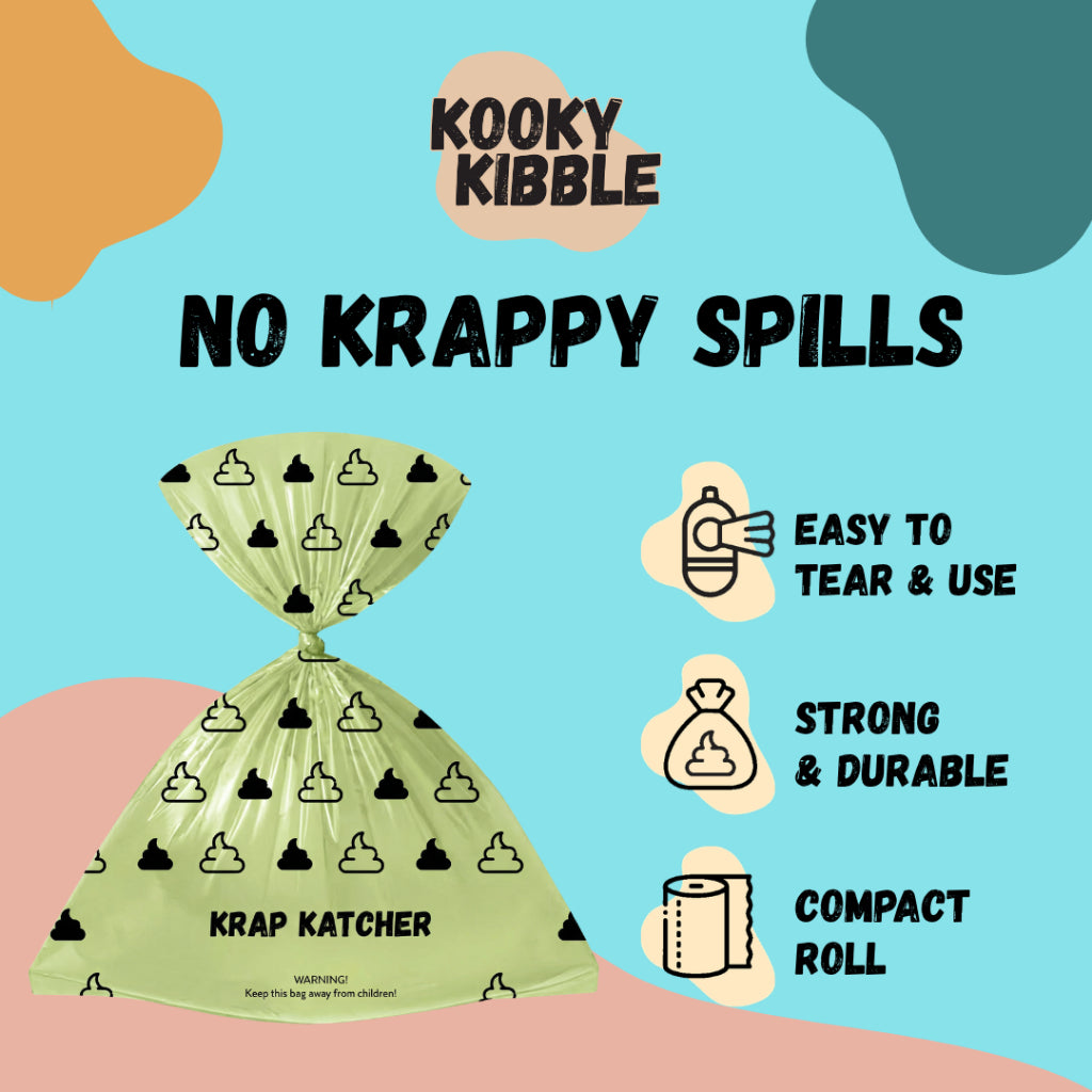 [NEW LAUNCH - NDD SERVICE] Kooky Krap Catcher Biodegradable Poop Bag For Cats Or Dogs