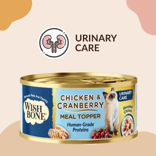 Wishbone Chicken & Cranberry - Cat Urinary Care Topper in Cans 85g - Kooky Kibble Singapore