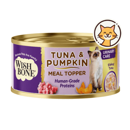 Wishbone Tuna & Pumpkin - Cat Urinary Care Topper in Cans 85g - Kooky Kibble Singapore