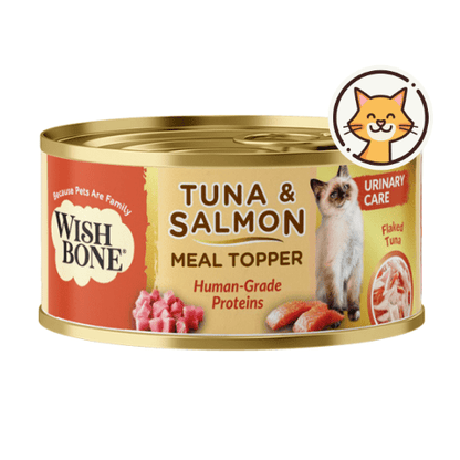 Wishbone Tuna & Salmon - Cat Urinary Care Topper in Cans 85g - Kooky Kibble Singapore